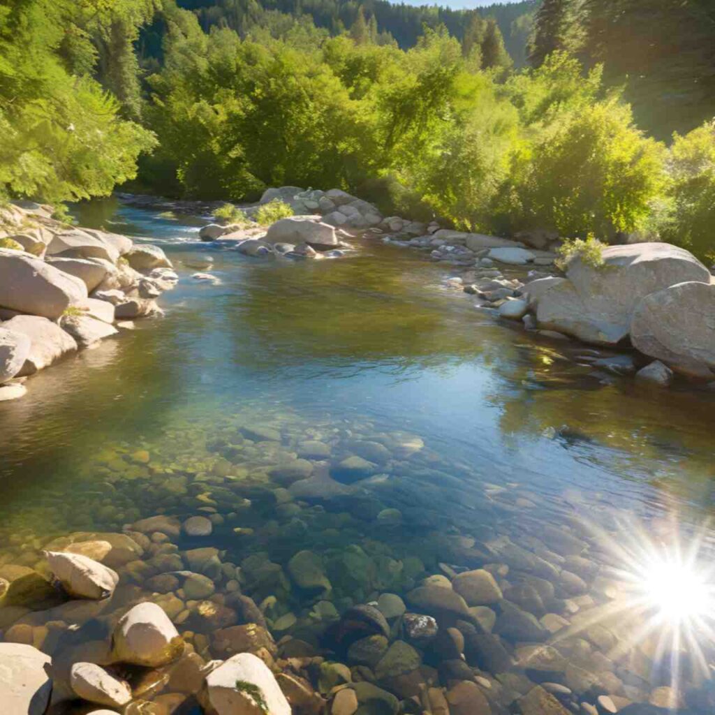 KI Symbolfoto Natur Bach. Erkenne die Ursachen Deiner Probleme! Ganzheitliche Beratung in Linz - Harmonie in Körper | Geist | Seele